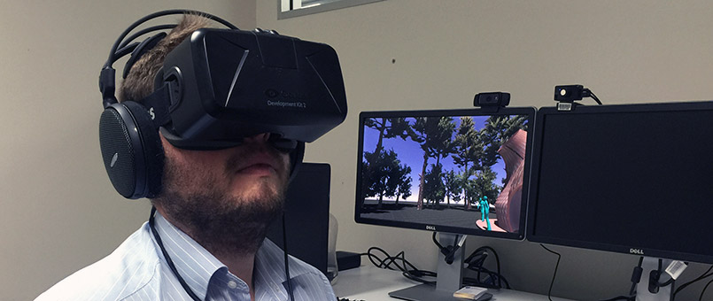 architectural pavilion virtual reality simulation